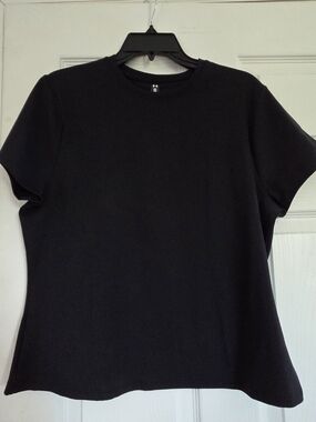 Under Armour Fitted Black Workout Tee Plus Size